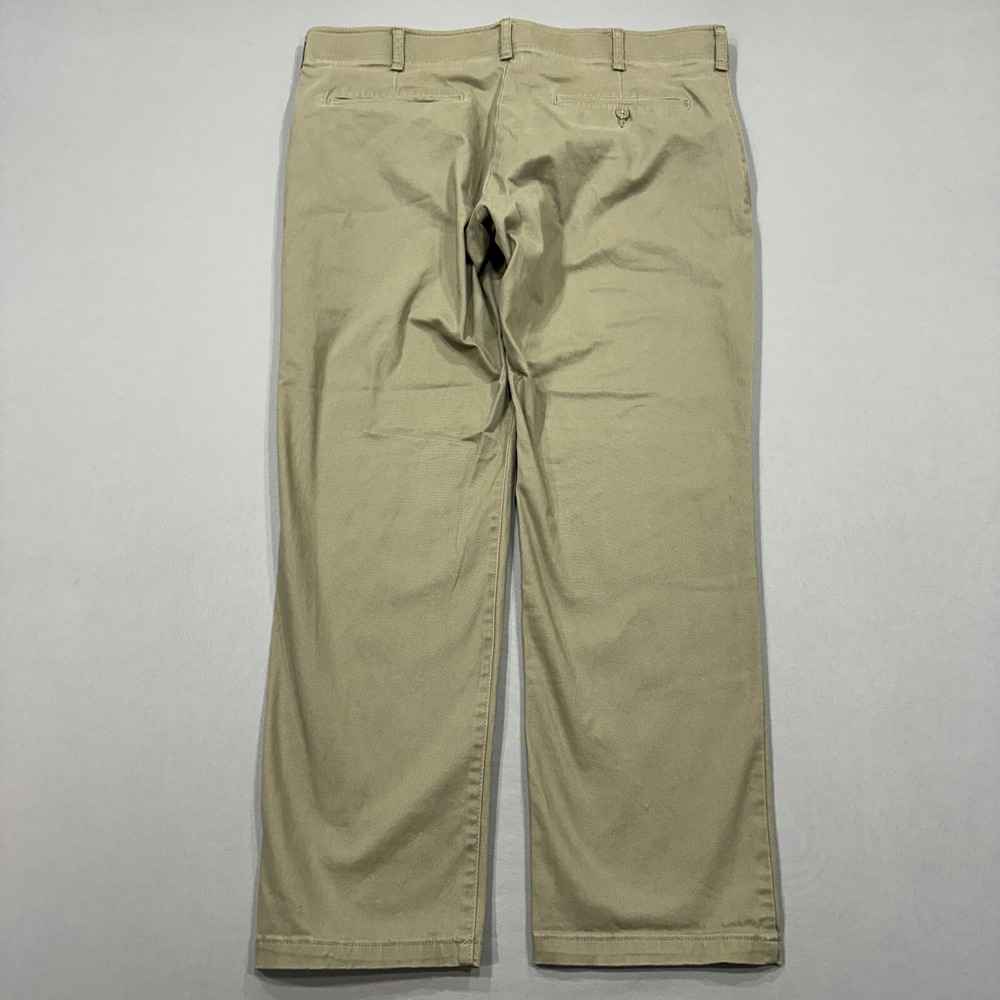 Lee Pants Mens 38x30 Tan Slim Fit Extreme Comfort Chino Khaki Slightly Tapered - Picture 2 of 7